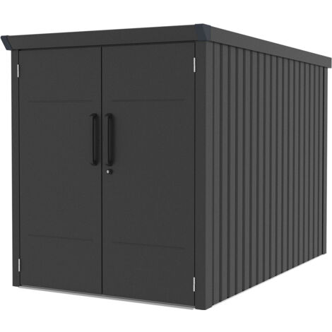 Westmann Fahrradgarage "Velos 2", schwarz, 222 x 133 x 151 cm (L x B x H)