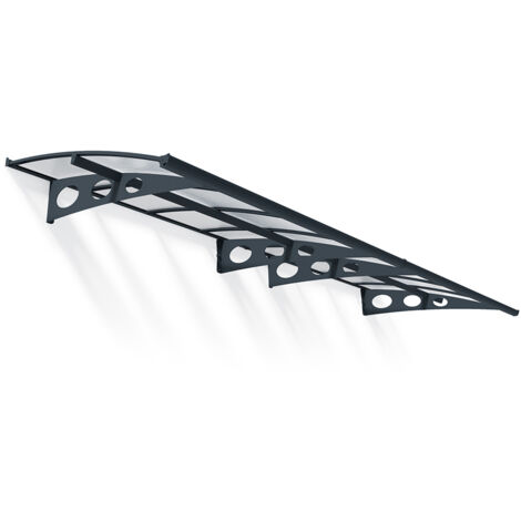Palram - Canopia Herald 4460  Vordach  Anthrazit  139x447x33 cm