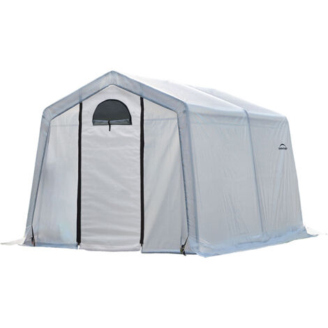 ShelterLogic Foliengewächshaus  Weiß  300x300x249 cm