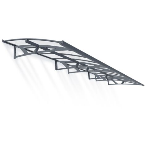 Palram - Canopia Vordach Amsterdam 6690  Anthrazit  139x671x33 cm
