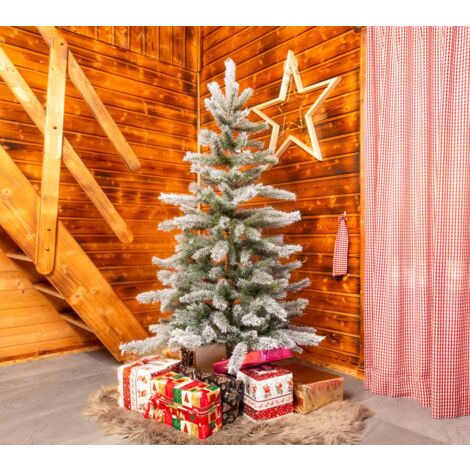 Evergreen Knstlicher Weihnachtsbaum Cedar Frost Kiefer Wei