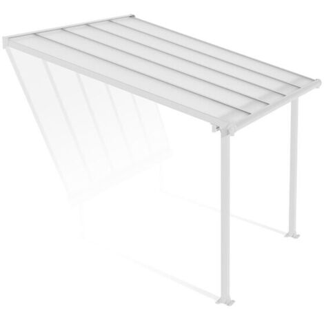 Palram - Canopia Aluminium Terrassenüberdachung Olympia Weiß 295x307x305 cm