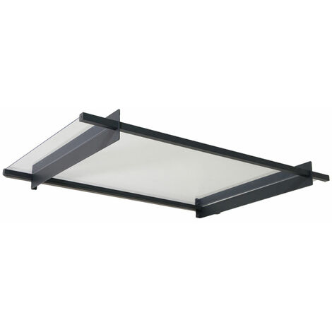 Palram - Canopia Vordach Nancy 1500  Anthrazit  94x151x14 cm