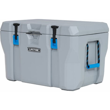 Lifetime Kunststoff Kühlbox Premium 73 Liter Grau 47x76x47 cm