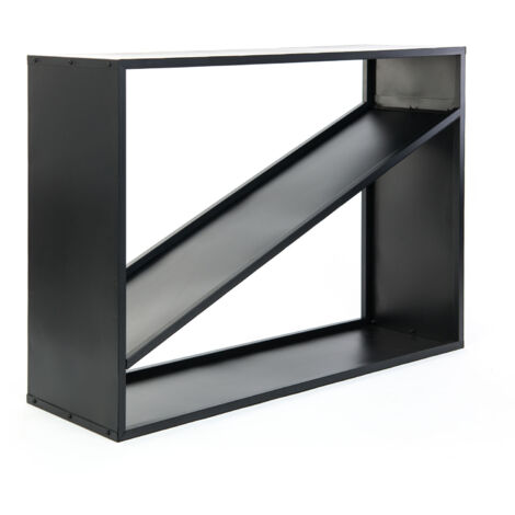Westmann Stahl Kaminholzregal Hugo Schwarz 115x35x80 cm (1/5)