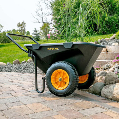 Polar Schubkarre "Cub Cart", schwarz, 127 x 71 x 74 cm (L x B x H)