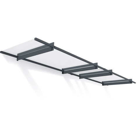 Palram - Canopia Vordach Nancy 4100  grau  411x94 cm