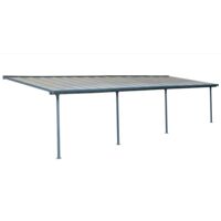 Palram - Canopia Aluminium Terrassenüberdachung Feria Anthrazit 295x915x305 cm