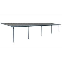 Palram - Canopia Aluminium Terrassenüberdachung Feria Anthrazit 295x1220x305 cm