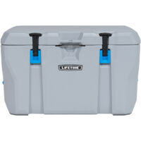 Lifetime Kunststoff Kühlbox Premium 73 Liter Grau 47x76x47 cm