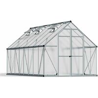 Palram - Canopia Aluminium Gewächshaus Essence 816 Silber 487x244x229 cm