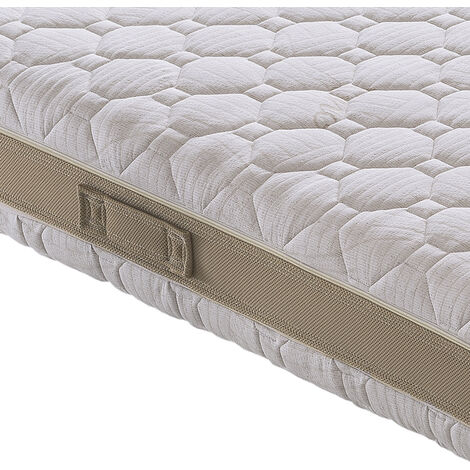 MaterassieDoghe - Matratze 140x190 Memory Foam - 20 cm Höhe - 2 Schichten -  Abnehmbarer Bezug