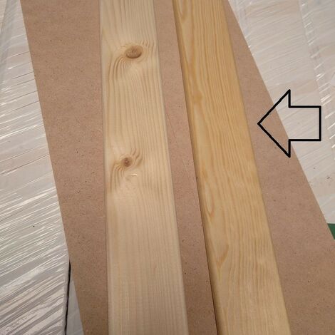 10 Coprifili Mostre Massello in Pino Netto mm10x60x2700 Prod. Italiana