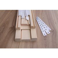 Kit scorrevole per muratura da mm100 per cartongesso 2100x1050 1 anta + accessori