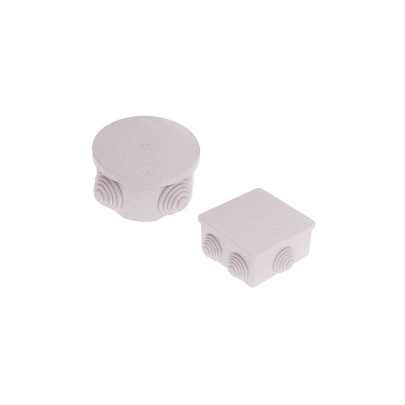 SCATOLE STAGNE DERIVAZIONE IP44 MM.40X80X80 COMPONENTI ELETTRICI
