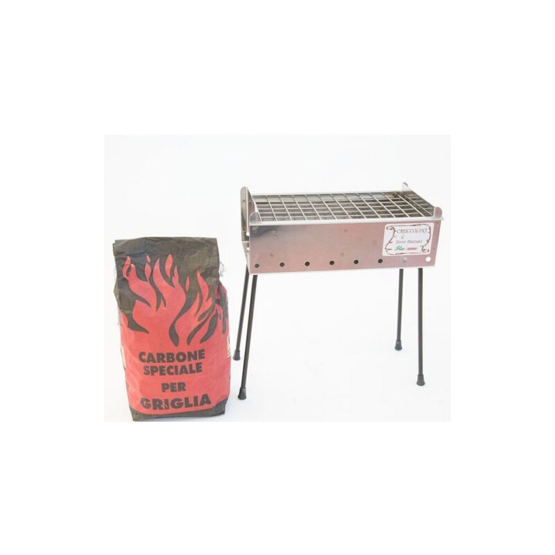 Barbecue a carbone positano inox cm 60