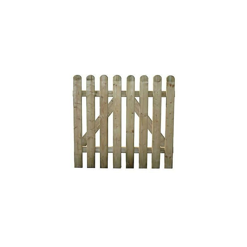 Cancello in legno dritto Ela 100x H.80 cm 