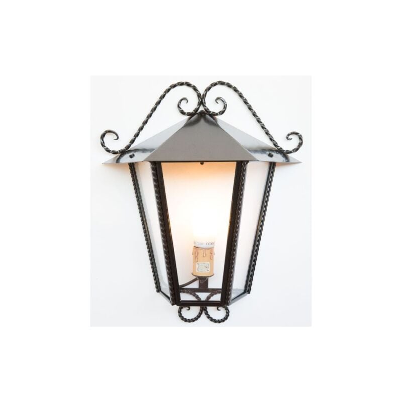 Lampade, Lampada da esterno in ferro battuto 65 cm