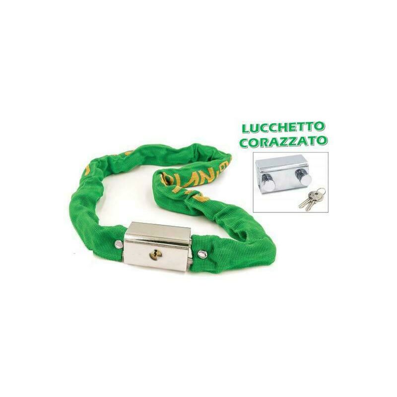 LUCCHETTO CORAZZATO CON CATENA PER BICICLETTE - 1.4234