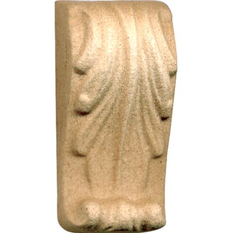 Fregio Mobili Pasta Di Legno Grezzo 25X50H Mm Decoro Restauri Decorazione Arte 034038B