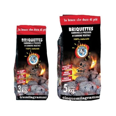 CARBONE El GAUCHO CARBONELLA BRIQUETTE BARBECUE GRIGLIE (1/5)