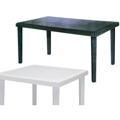 TAVOLO IN RESINA BOHEME CM.150x90xH74 TAVOLI ARREDO GIARDINO ARREDAMENTO (1/5)