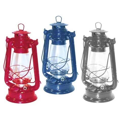 LANTERNE LANTERNA LAMPADE A PETROLIO CM. 30 DIVERSE COLAZIONI DISPONIBILI