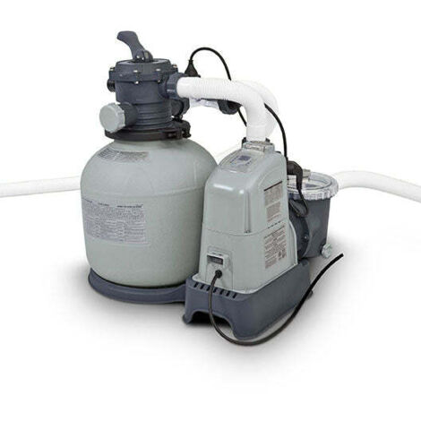 POMPA SABBIA INTEX COMBO 6000 LT/H CLORINATORE COMBINATO CON GENERATORE CLORO