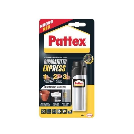 ADESIVO RIPARATUTTO PATTEX EXPRESS GR.48 PASTA ADESIVA MODELLABILE