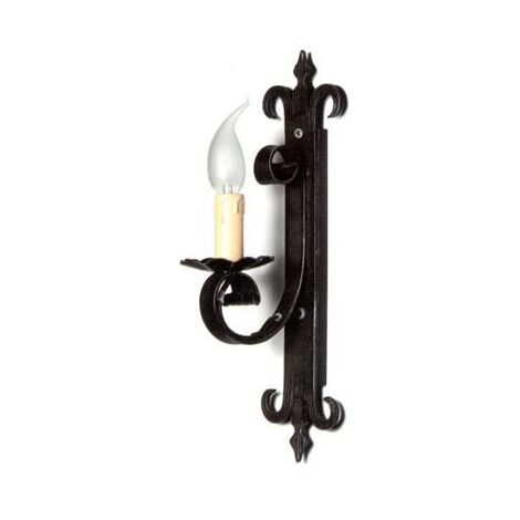 LANTERNA APPLIQUE VENETA 1 LUCE FERRO BATTUTO LANTERNE APPLIQUE LAMPIONE LAMPADE
