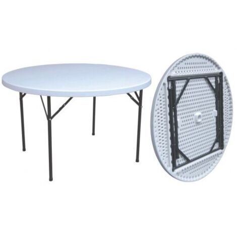 C TAVOLO IN ACCIAIO E HDPE PIEGHEVOLE D 152CM (1/5)