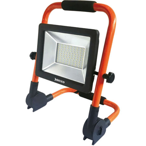 PROIETTORI FARI LED SMD BRIXO LUX C/BASE POTENZA 50W-20000 ORE 4000K LUCE FREDDA (1/2)