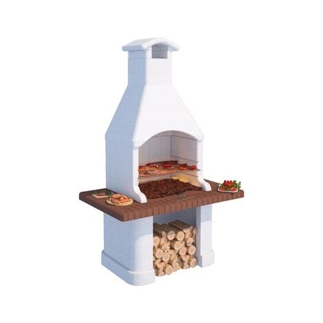 BARBECUE IN CEMENTO BETON ARDENTE L150xP790xH241 MODELLO A CARBONE