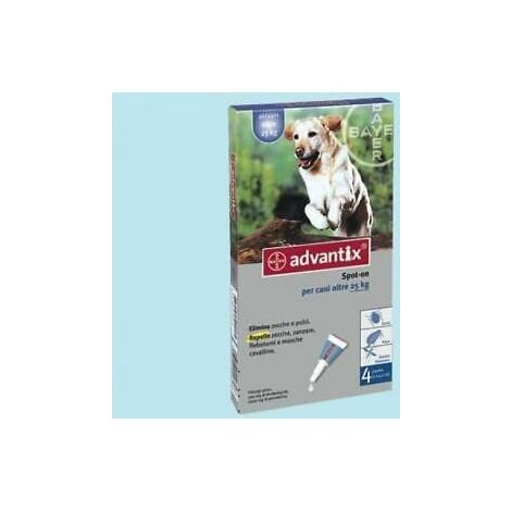 Advantix spot on bayer cani oltre 25kg prevenzione pulci zecche zanzare