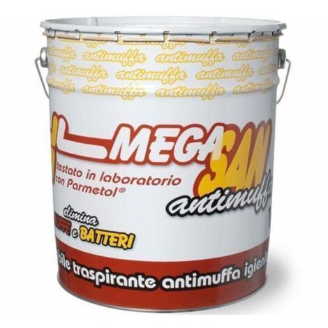 Idropittura MEGASAN lavabile traspirante antimuffa LAIV 13 lt. bianco (1/2)