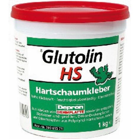 Colla per Polistirolo Glutolin Hs 1 Kg ideale per incollaggio Pannelli Depron