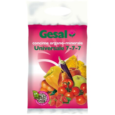 CONCIME GRANULATO UNIVERSALE GESAL KG 5 PER ORTO FRUTTA PIANTE ARNAMENTALI 29695 (1/2)