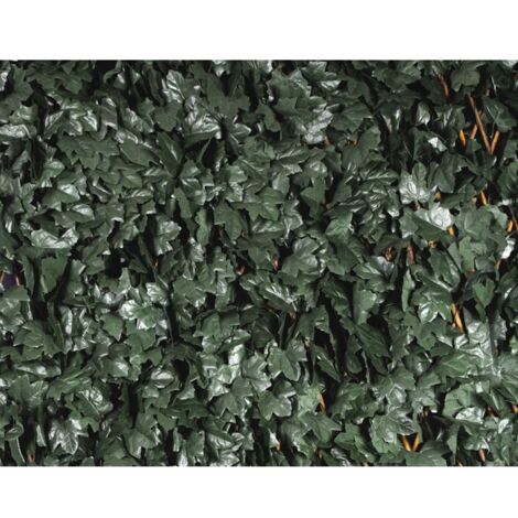 Papillon – Traliccio estensibile in legno con foglie di acero plastificate – Altezza 1m – Lunghezza 2m – Per spazi esterni e giardini (1/4)