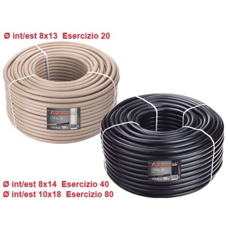 TUBI TUBO IN PVC PER IRRORAZIONE IRRIGAZIONE Ø INT/EST 8x14 - ESERC.40