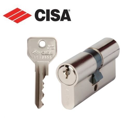 CISA 10G300060, Cilindro Europeo C2000, Ottone Smerigliato, 27/33 mm
