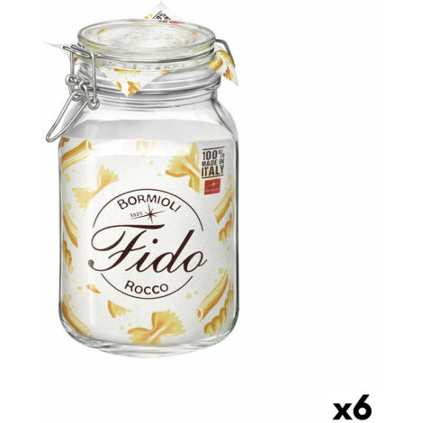 Bormioli BARATTOLO FIDO Ø cm.12,5x21,5 h cl. 200 Bormioli 6 PZ