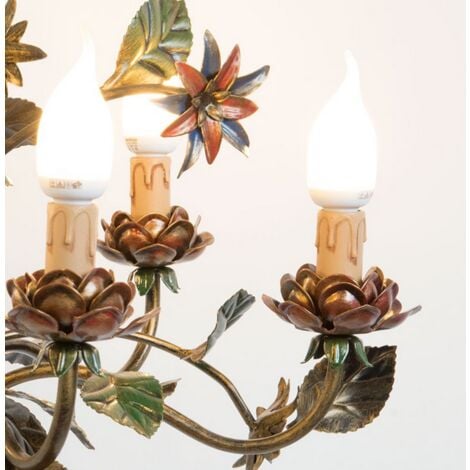 LAMPADE LINEA CAMELIA LAMPADARIO A 6 LUCI
