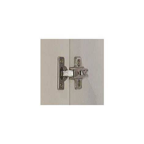 KIT ARMADIO 2 ANTE E 5 RIPIANI REGOLABILI MULTIUSO CM. 59X37X180H COLORE ROVERE