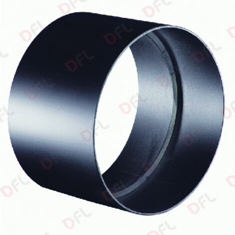 Save manicotto attacco femmina femmina F/F 10 cm 100 mm spessore 2 mm acciaio