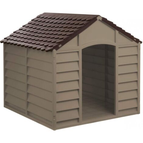 Cuccia in Resina per Cani Taglia Grande da Giardino Pavimento Interno Plastica