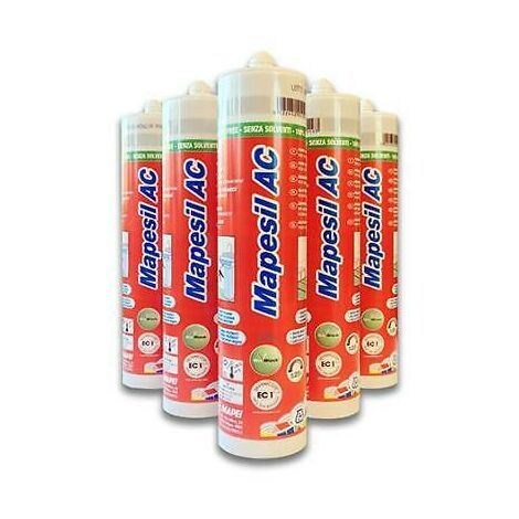 Sigillante Siliconico Mapei MAPESIL AC - Antimuffa Per Bagni, Piscine, Giunti, Colori Disponibili - Foto 4
