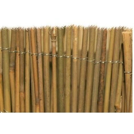 Arella in canne di bamboo naturale Ø 10 mm, stuoia ombreggiante per  recinzioni / 100 x 300 cm