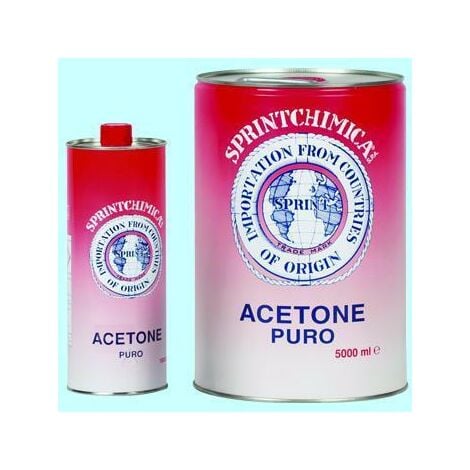 Acetone puro da lt 1 solvente litri: 1 lt