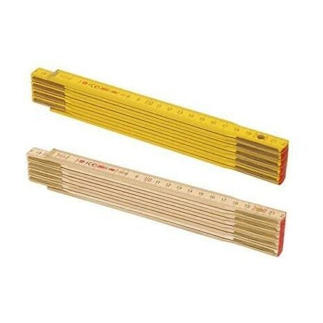 Doppimetri brixo legno metro colore: giallo