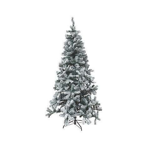 Albero di natale sestriere innevato da 180 - 210 - 240 cm articoli natalizi misura: altezza 180 cm